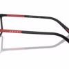 Prada Linea Rossa PS 03QV DG01O1 - Rubbered Black eyeglasses side view