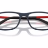 Prada Linea Rossa PS 03QV MAG1O1 - Matte Blue eyeglasses angle view