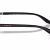 Prada Linea Rossa PS 51SV 7CQ1O1 - Gunmetal eyeglasses side view