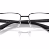 Prada Linea Rossa PS 51SV DG01O1 - Rubbered Black eyeglasses angle view