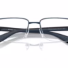 Prada Linea Rossa PS 51SV TFY1O1 - Matte Blue eyeglasses angle view