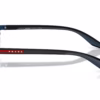 Prada Linea Rossa PS 51SV TFY1O1 - Matte Blue eyeglasses side view