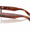 Ray-Ban RX0832VF 2144 - Striped Havana eyeglasses side view