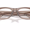 Ray-Ban RX0832VF 8457 - Transparent Taupe Beige eyeglasses angle view