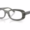 Ray-Ban RB2221VF 8453 - Striped Grey eyeglasses angle view