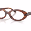 Ray-Ban RB2223VF 2144 - Striped Havana eyeglasses angle view