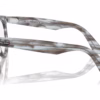 Ray-Ban RX2241V 8361 - Striped Transparent Blue eyeglasses side view