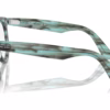 Ray-Ban RX2241V 8362 - Striped Transparent Green eyeglasses side view