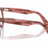 Ray-Ban RX2241V 8363 - Striped Transparent Pink eyeglasses side view