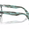 Ray-Ban RB2241VF 8362 - Striped Transparent Green eyeglasses side view