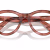Ray-Ban RB2241VF 8363 - Striped Transparent Pink eyeglasses angle view
