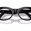 Ray-Ban RB2242V 2000 - Black eyeglasses angle view