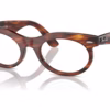Ray-Ban RB2242V 2144 - Striped Havana eyeglasses angle view