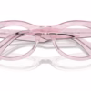 Ray-Ban RB2242V 8292 - Photo Waves Purple eyeglasses angle view