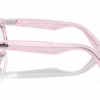 Ray-Ban RB2242V 8292 - Photo Waves Purple eyeglasses side view