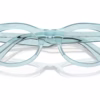 Ray-Ban RB2242V 8293 - Photo Waves Azure eyeglasses angle view