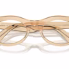 Ray-Ban RB2242V 8294 - Photo Waves Brown eyeglasses angle view
