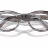 Ray-Ban RB2242V 8361 - Striped Transparent Blue eyeglasses angle view