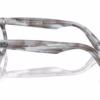 Ray-Ban RB2242V 8361 - Striped Transparent Blue eyeglasses side view
