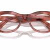 Ray-Ban RB2242V 8363 - Striped Transparent Pink eyeglasses angle view