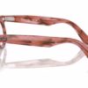 Ray-Ban RB2242V 8363 - Striped Transparent Pink eyeglasses side view