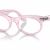 Ray-Ban RB2242VF 8292 - Photo Waves Purple eyeglasses angle view