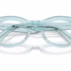 Ray-Ban RB2242VF 8293 - Photo Waves Azure eyeglasses angle view