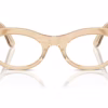 Ray-Ban RB2242VF 8294 - Photo Waves Brown eyeglasses front view