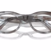 Ray-Ban RB2242VF 8361 - Striped Transparent Blue eyeglasses angle view