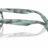 Ray-Ban RB2242VF 8362 - Striped Transparent Green eyeglasses side view
