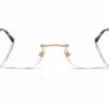 Ray-Ban RB3792V 2500 - Gold eyeglasses front view