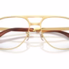 Ray-Ban RB3793V 2500 - Gold eyeglasses angle view