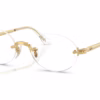 Ray-Ban RX3929V 2500 - Arista Gold eyeglasses angle view