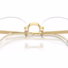 Ray-Ban RX3929V 2500 - Arista Gold eyeglasses angle view