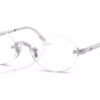 Ray-Ban RX3929V 2501 - Silver eyeglasses angle view