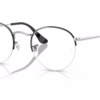 Ray-Ban RX3947V 3183 - Black On Silver eyeglasses angle view