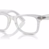 Ray-Ban RB5121F 8382 - Photo Striped Light Blue eyeglasses angle view