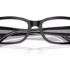 Ray-Ban RB5434 2034 - Black On Transparent eyeglasses angle view