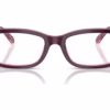 Ray-Ban RB5434 8364 - Violet On Transparent Pink eyeglasses front view