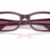 Ray-Ban RB5434 8364 - Violet On Transparent Pink eyeglasses angle view