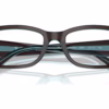 Ray-Ban RB5434 8366 - Brown On Transparent Blue eyeglasses angle view