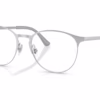 Ray-Ban RX6375 2501 - Silver on Silver eyeglasses angle view
