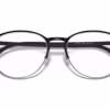 Ray-Ban RX6375 2861 - Black on Silver eyeglasses angle view