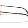Ray-Ban RX6375 2890 - Black on Gold eyeglasses side view