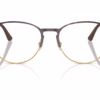 Ray-Ban RX6375 2917 - Havana on Gold eyeglasses front view