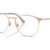 Ray-Ban RX6375 2993 - Pale Gold eyeglasses angle view