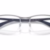 Ray-Ban RX6513 2620 - Matte Gunmetal on Silver eyeglasses angle view