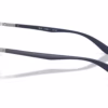 Ray-Ban RX6513 2620 - Matte Gunmetal on Silver eyeglasses side view