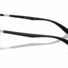 Ray-Ban RX6513 2904 - Matte Black on Black eyeglasses side view