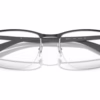 Ray-Ban RX6513 3163 - Black on Silver eyeglasses angle view